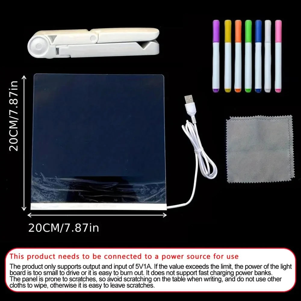 USB Powered LED Drawing Board