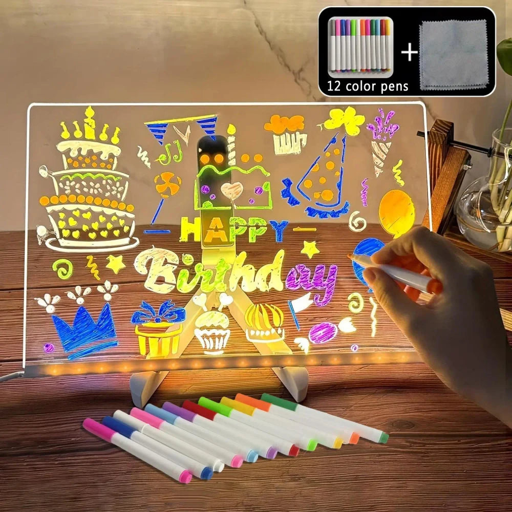 USB Powered LED Drawing Board