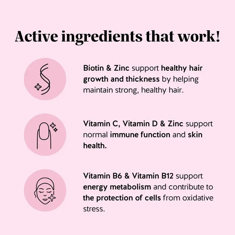 Mimié HairBloom™ Biotin Gummies