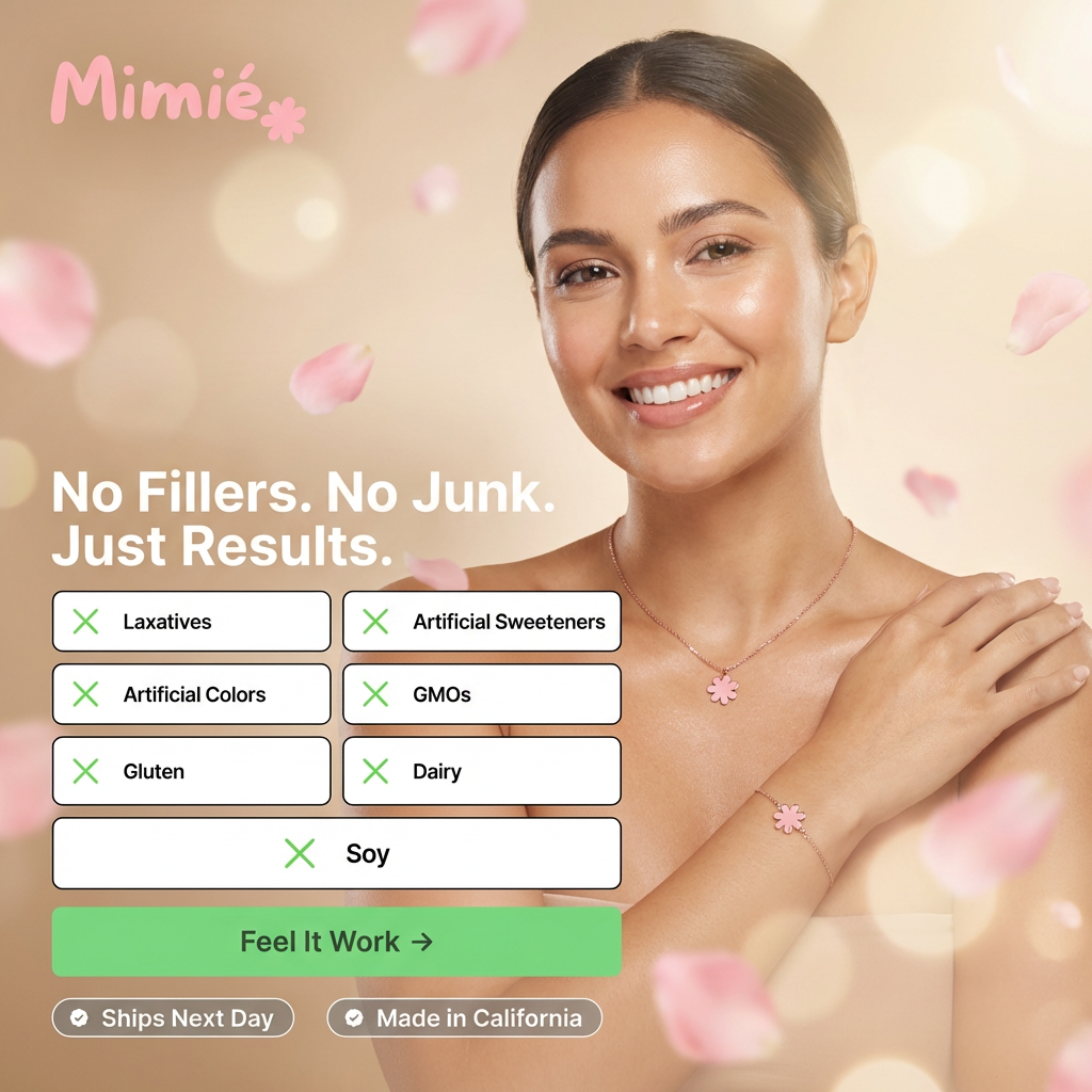 Mimié Debloat+ | Daily Debloating & Gut Balance Powder