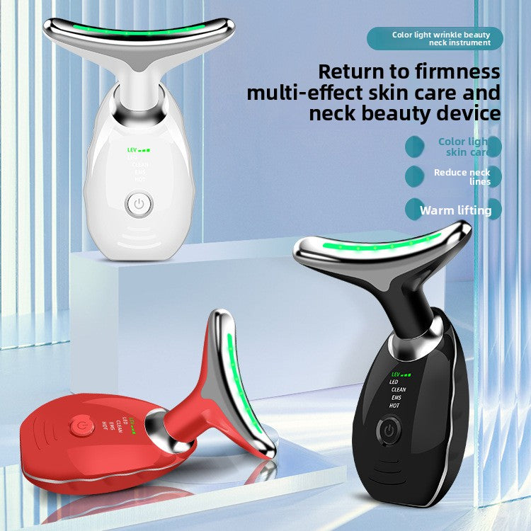 Neck massager to reduce neck wrinkles