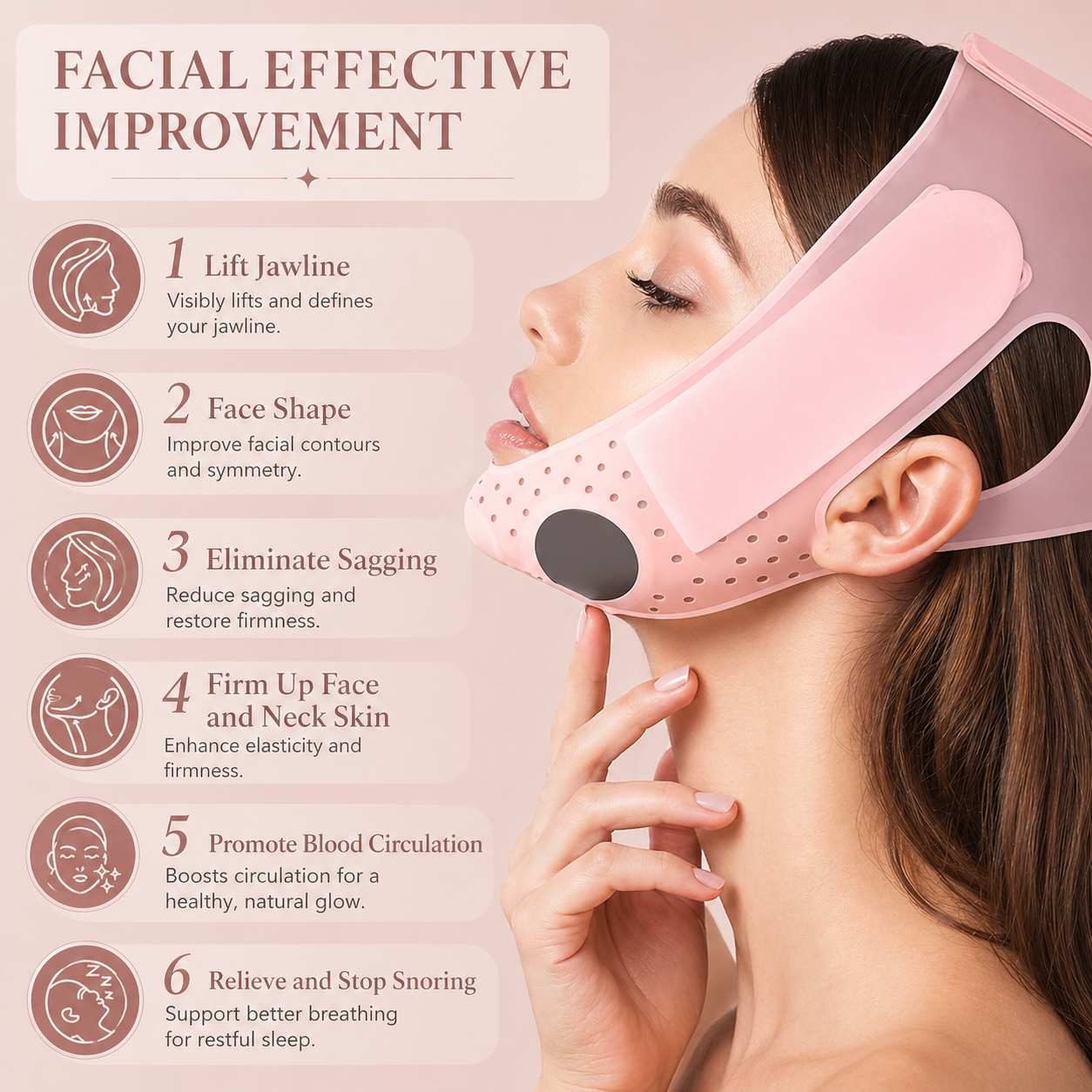 Mimié FaceSculpt™ Double Chin Lift Strap