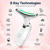 Mimié GlowLift™ 7 Color Red Light Therapy for Face and Neck, Face Massager Tool for Wrinkles & Double Chin