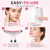 Mimié GlowLift™ 7 Color Red Light Therapy for Face and Neck, Face Massager Tool for Wrinkles & Double Chin