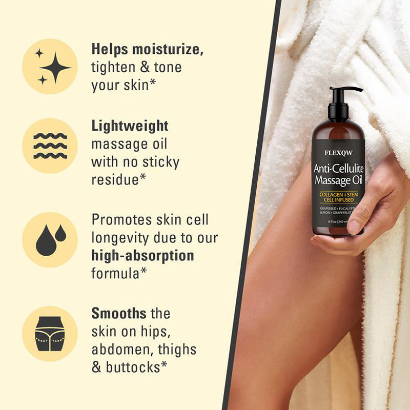 Anti-Cellulite Firming Massage Body Oil – Deep Hydration & Skin Smoothing Formula