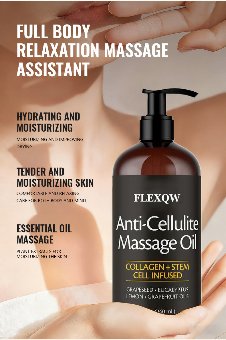 Anti-Cellulite Firming Massage Body Oil – Deep Hydration & Skin Smoothing Formula